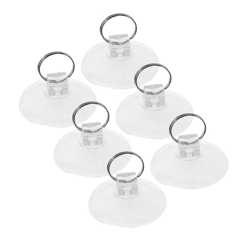 EPIGEIST 6 Stück Transparente Saugnäpfe mit Metallring Starke Haftkraft Kratzfreie Haken für Fliesen Glas und Glatte Oberflächen Vielseitig für Schlüssel Deko Bad und Küche Geeignet EPIGEIST 6 Stück Transparente Saugnäpfe mit Metallring Starke Haftkraft Kratzfreie Haken für Fliesen Glas und Glatte Oberflächen Vielseitig für Schlüssel Deko Bad und Küche Geeignet von EPIGEIST