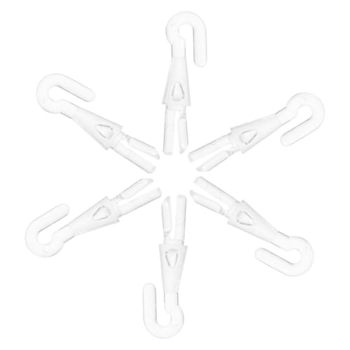 EPIGEIST 6 Stück Wandhaken für Jalousien Robuste Blind Wand Ersatzteile Wand Connector und für Professionelle Anwendung und Einfachen Austausch von EPIGEIST