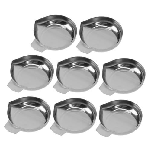EPIGEIST 8 Stück Teiliges Edelstahl-waagschalen Ausguss Präzise Messschalen für Schmuck Feinstoffe und Flüssigkeiten Kompakt Robust und Verschleißfest für Labor Küche und Schmuckwaagen EPIGEIST 8 Stück Teiliges Edelstahl-waagschalen Ausguss Präzise Messschalen für Schmuck Feinstoffe und Flüssigkeiten Kompakt Robust und Verschleißfest für Labor Küche und Schmuckwaagen von EPIGEIST