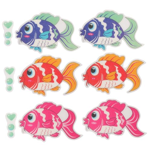 EPIGEIST 9 Stück Teiliges Badewannen Rutsch Sticker Cartoon Fische Peva Selbstklebend Wasserfest Hautfreundlich für Badewanne Fliesen Treppen Sichere Badezimmer Dekoration EPIGEIST 9 Stück Teiliges Badewannen Rutsch Sticker Cartoon Fische Peva Selbstklebend Wasserfest Hautfreundlich für Badewanne Fliesen Treppen Sichere Badezimmer Dekoration von EPIGEIST