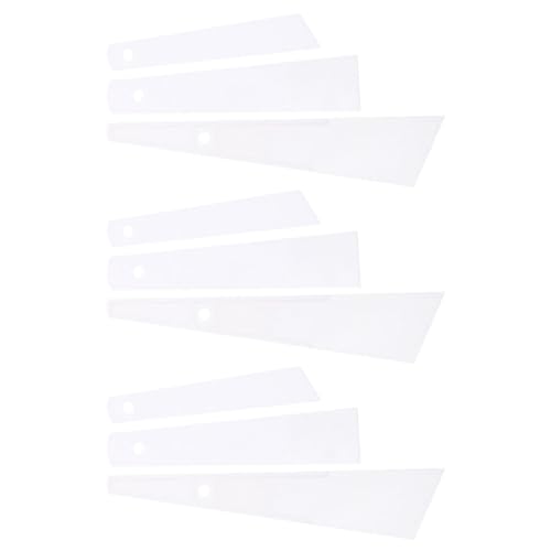 EPIGEIST 9 Stück Teiliges Kleber spachtel Verschleißfestem Kunststoff Handliche Klebstift verteiler Praktische DIY kleberwerkzeuge mit Runden Kanten für Präzises Auftragen im Haushalt Büro von EPIGEIST