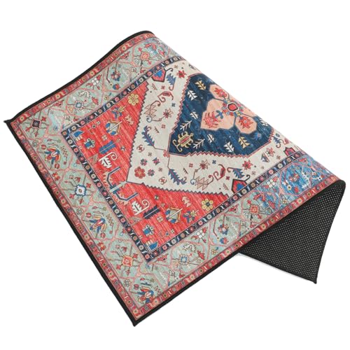 EPIGEIST Bohemian Teppich Waschbar Boho Ethno Muster Teppich für Wohnzimmer Schlafzimmer Flur Vielseitig Einsetzbar Vintage Floor Mat Hotel Bodenteppich EPIGEIST Bohemian Teppich Waschbar Boho Ethno Muster Teppich für Wohnzimmer Schlafzimmer Flur Vielseitig Einsetzbar Vintage Floor Mat Hotel Bodenteppich von EPIGEIST