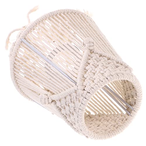 EPIGEIST Boho Lampenschirm Handgewebt Leicht Tischlampe Lampenschirm Ersatz Abdeckung für Schreibtischlampe Schlafzimmer Nachttisch Geeignet von EPIGEIST