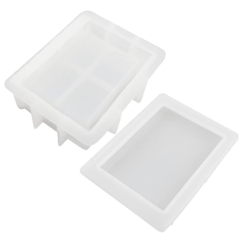 EPIGEIST Buchförmige Silikonform für Aufbewahrungsboxen Flexible DIY Gießform aus Langlebigem Silikon Rutschfest und Antihaftend für Schmuck und Kleinteile Einfach zu Entformen Originelles von EPIGEIST