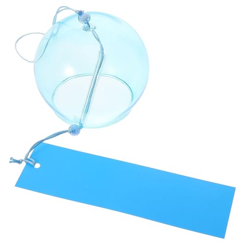EPIGEIST Buntes Glas Windspiel Hängend Windglocke Ornament Garten Deko Vintage Stil Klare Klangfarbe Wetterfest Langlebig Traditionell Handgefertigt von EPIGEIST