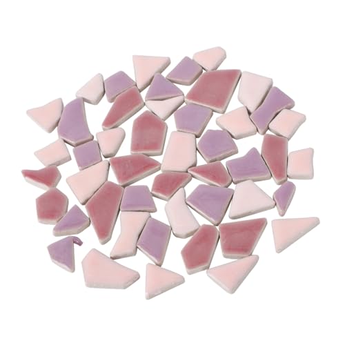 EPIGEIST DIY Bunte Glasierte Keramik Mosaiksteine Unregelmäßig Geformt Glatte Oberfläche für Heimdeko Garten Bastelset Kreative Wandgestaltung von EPIGEIST