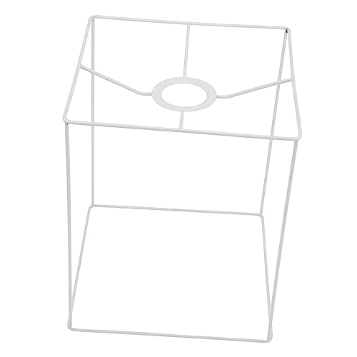 EPIGEIST DIY Lampenschirmrahmen aus Robustem Eisen Quadratischer Lampenhalter Stabiler Lampenschirmhalter für Tischlampen und Hängeleuchten für Kreative Beleuchtung zu Hause von EPIGEIST