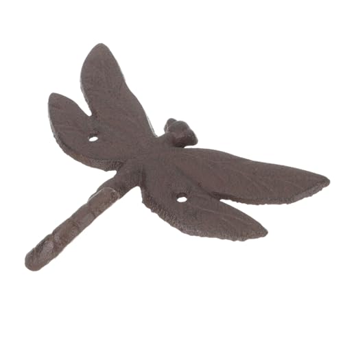 EPIGEIST Dekorativer Garderobenhaken aus Gusseisen mit Libellen Design Wandmontage Vielseitiger Kleider und Schlüsselhalter für Jacken Hüte Taschen und Handtücher Rustikaler Wandaufhänger EPIGEIST Dekorativer Garderobenhaken aus Gusseisen mit Libellen Design Wandmontage Vielseitiger Kleider und Schlüsselhalter für Jacken Hüte Taschen und Handtücher Rustikaler Wandaufhänger von EPIGEIST
