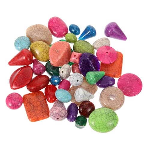 EPIGEIST Delikate Acryl Perlen zum Auffädeln für DIY Schmuckherstellung Vielseitige Spacer Perlen für Armbänder Halsketten Ohrschmuck Robust Glatte Oberfläche von EPIGEIST