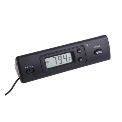 EPIGEIST Digital Fish Tank Thermometer Aquarium-thermometer Für Reptilien Temperatur Sensorisch Temperaturmessgerät Aquarienversorgung Praktisches Fieberthermometer Schwarz Abs von EPIGEIST