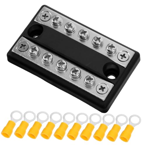 EPIGEIST Dual Reihen Sammelschiene Verteilerblock für Wohnwagen und Yacht Robuster Verteiler mit Anschlüssen Langlebig und Platzsparend für Hohe Lasten Vielseitig Einsetzbar in Fahrzeugen EPIGEIST Dual Reihen Sammelschiene Verteilerblock für Wohnwagen und Yacht Robuster Verteiler mit Anschlüssen Langlebig und Platzsparend für Hohe Lasten Vielseitig Einsetzbar in Fahrzeugen von EPIGEIST