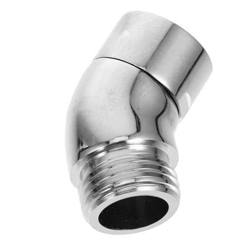EPIGEIST Duschkopf Adapter aus Verchromtem Kupfer Drehbarer Brauseanschluss mit Anschluss Langlebiger Handbrause Winkelverbinder Kompatibel für Brauseschlauch und Dusche von EPIGEIST