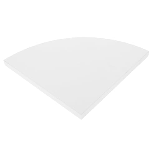 EPIGEIST Eck Wandregal Weiß Schwebend Fächerförmiges Minimalistisches Wandboard Langlebiges Multifunktionales Wohn und Schlafzimmer Regal Einfache Montage ohne Bohren Platzsparendes EPIGEIST Eck Wandregal Weiß Schwebend Fächerförmiges Minimalistisches Wandboard Langlebiges Multifunktionales Wohn und Schlafzimmer Regal Einfache Montage ohne Bohren Platzsparendes von EPIGEIST