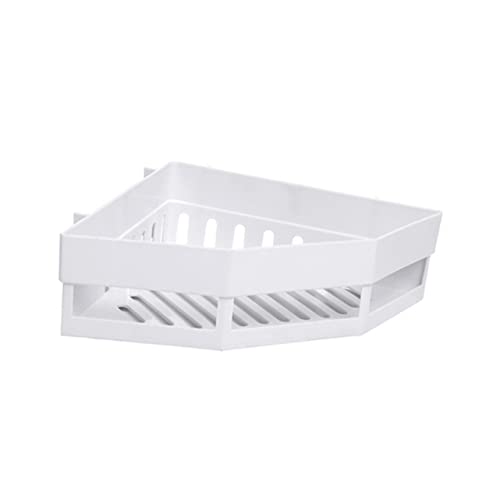 EPIGEIST Eckregal Für Badezimmer Lochfrei Weiß Wandhalterung Dreieckig Aufbewahrungshalter Mit Duschkorb Einfach Zu Montieren Stauraum Für Gesichtspflege Hautcreme Lotion Seife Und EPIGEIST Eckregal Für Badezimmer Lochfrei Weiß Wandhalterung Dreieckig Aufbewahrungshalter Mit Duschkorb Einfach Zu Montieren Stauraum Für Gesichtspflege Hautcreme Lotion Seife Und von EPIGEIST