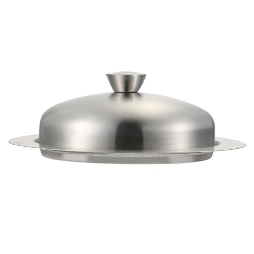 EPIGEIST Edelstahl Butterdose mit Abnehmbarem Deckel Runde Butterplatte zur Aufbewahrung Praktische Butterdose für Hotel Flatware und Heimküche Bpa Frei Stilvolles Design von EPIGEIST