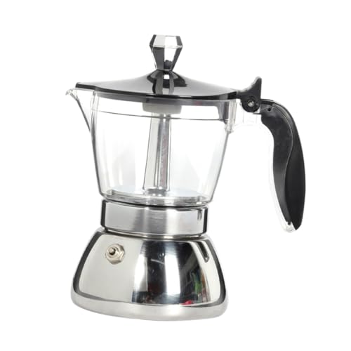 EPIGEIST Edelstahl Kaffeekanne Handbrüh Kaffeezubereiter Transparente Sichtfunktion Langlebig Praktisch Für Haushalt Büro Geeignet von EPIGEIST