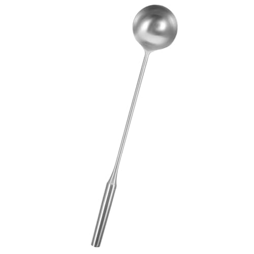 EPIGEIST Edelstahl Schöpfkelle mit Langem Griff Große Suppenkelle Ergonomisch Geformter Kochlöffel Rutschfest und Robust für Suppen und Saucen im Haushalt und Gastronomiebereich von EPIGEIST