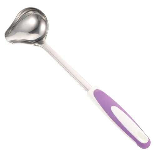 EPIGEIST Edelstahl Soßenlöffel mit Ausgießer Rutschfeste Handpolierte Schöpfkelle für Öl und Sauce Langlebiger Küchenhelfer mit Ergonomischem Griff für Restaurant und Buffet EPIGEIST Edelstahl Soßenlöffel mit Ausgießer Rutschfeste Handpolierte Schöpfkelle für Öl und Sauce Langlebiger Küchenhelfer mit Ergonomischem Griff für Restaurant und Buffet von EPIGEIST