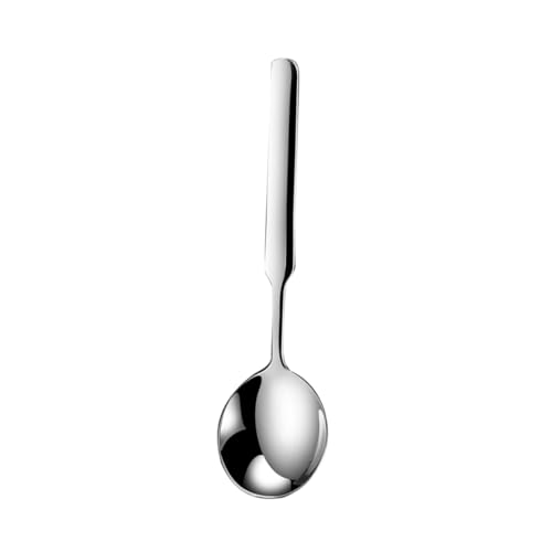 EPIGEIST Edelstahl Suppenlöffel mit Ergonomischem Griff Tiefer Großer Servierlöffel für Suppen und Salate Leichtes Küchenutensil Vielseitig Einsetzbar für Buffet und Tischdekoration von EPIGEIST