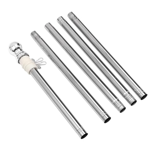 EPIGEIST Edelstahl Wandhalterung Fahnenmast Fuß Verstellbar Teiliger Flaggenmast Kit mit Drehbaren Ringen Wetterfest Rostfrei Für Balkon Terrasse EPIGEIST Edelstahl Wandhalterung Fahnenmast Fuß Verstellbar Teiliger Flaggenmast Kit mit Drehbaren Ringen Wetterfest Rostfrei Für Balkon Terrasse von EPIGEIST