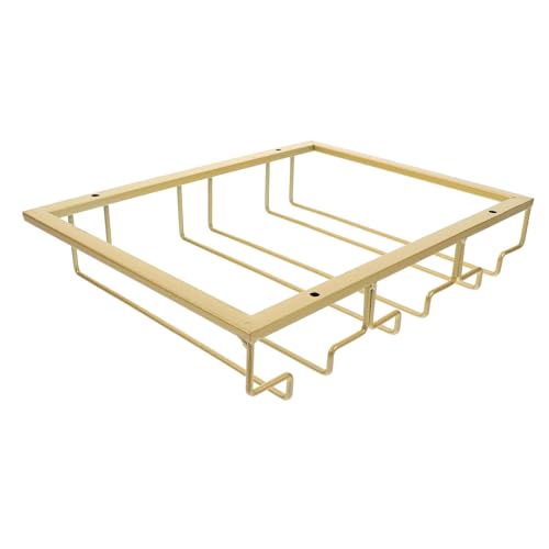 EPIGEIST Edelstahl Weinregal mit Fächern Hängender Weinglashalter für Umgedrehte Aufbewahrung Platzsparend für Küche Bar Hotel Stabiles Leicht Zugängliches Design Gold EPIGEIST Edelstahl Weinregal mit Fächern Hängender Weinglashalter für Umgedrehte Aufbewahrung Platzsparend für Küche Bar Hotel Stabiles Leicht Zugängliches Design Gold von EPIGEIST