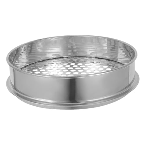 EPIGEIST Gartensieb Rund Kunststoff Bodensieb Kompostsieb Feinmaschig Leichtes Sifting Tool für Erde Samen Blaubeeren Pfeffer Gartensieb Zubehör von EPIGEIST