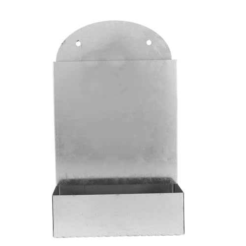 EPIGEIST Geflügelfuttertrog Hühnerfuttertrog Mit Austernschalen Hühnerstall Futterstation Hühnerprotein Futtertrog Aus Metall Hühnerfuttertrog Aus Metall Kleiner Farm Futtertrog von EPIGEIST