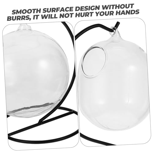 EPIGEIST Glas Aquarium Fischschale mit Metallständer Hängendes Lagiges Dekoratives Terrarium für Sukkulenten und Hydrokultur Vielseitige Tischdeko Geschenkidee für Zuhause und Büro EPIGEIST Glas Aquarium Fischschale mit Metallständer Hängendes Lagiges Dekoratives Terrarium für Sukkulenten und Hydrokultur Vielseitige Tischdeko Geschenkidee für Zuhause und Büro von EPIGEIST