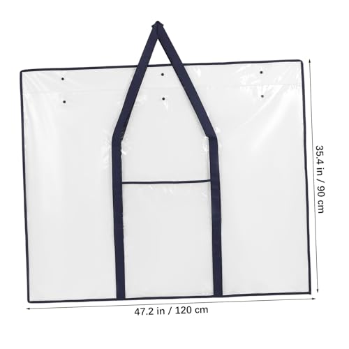 EPIGEIST Große Art Portfolio Bag aus Strapazierfähigem PVC mit Sicherem Verschluss Tragbarem Griff für Künstler zum Schutz und Transport von Kunstwerken Zeichentafeln und Postern von EPIGEIST