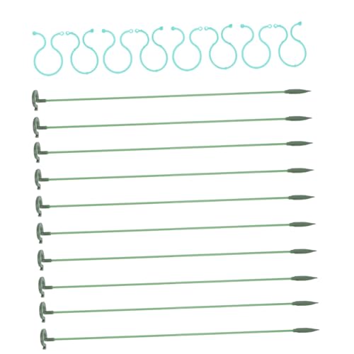 EPIGEIST Grün Stäbe Clips Pflanzenhalter für Topfpflanzen Bonsai Blumen Rankhilfe Zimmerpflanzen Unterstützung Tomaten Pfingstrosen Strauchrosen EPIGEIST Grün Stäbe Clips Pflanzenhalter für Topfpflanzen Bonsai Blumen Rankhilfe Zimmerpflanzen Unterstützung Tomaten Pfingstrosen Strauchrosen von EPIGEIST