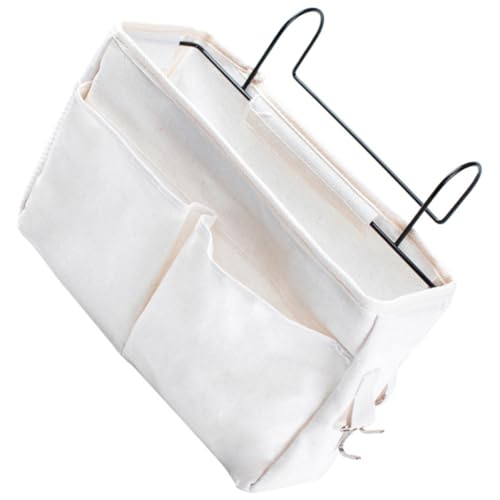 EPIGEIST Hängender Aufbewahrungsbeutel für Handy Bett Nachttisch Organizer Große Kapazität Weiß Für Studenten Wohnheim Schlafzimmer Wohnzimmer EPIGEIST Hängender Aufbewahrungsbeutel für Handy Bett Nachttisch Organizer Große Kapazität Weiß Für Studenten Wohnheim Schlafzimmer Wohnzimmer von EPIGEIST