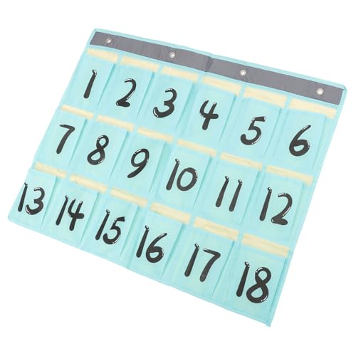 EPIGEIST Hängender Tür Organizer Fächer Oxford Handy Aufbewahrungstasche Wand Tür Hängeorganizer für Klassenzimmer und Zuhause Kompakt Vielseitig für Karten und Kleinteile von EPIGEIST