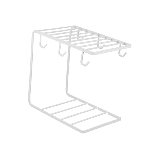 EPIGEIST Haken Kaffee organizer aus Robustem Eisen Weißes Cup regal für Zuhause Platzsparend Praktisches Abtropf Aufbewahrungsregal für Küche Bar und Büro EPIGEIST Haken Kaffee organizer aus Robustem Eisen Weißes Cup regal für Zuhause Platzsparend Praktisches Abtropf Aufbewahrungsregal für Küche Bar und Büro von EPIGEIST