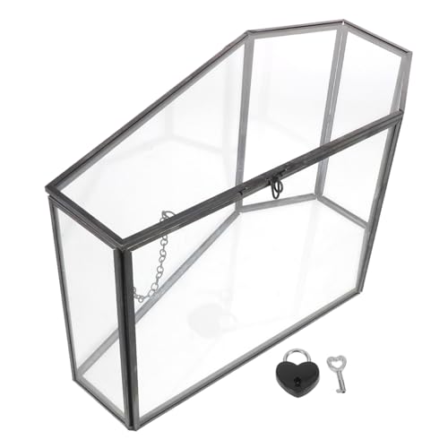 EPIGEIST Handgefertigte Glas-shadowbox im Gothik-sarg-Design Transparente Mini-vitrine für Halloween-dekor Schmuck und Sammlerstücke Vielseitig Nutzbar als Geschenk Aufbewahrungsbox von EPIGEIST