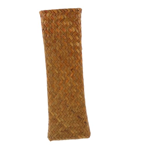 EPIGEIST Handgefertigte Strohbast Blumenvase Kleine Kompakte Tischdeko Rustikale Home Vase mit Natürlicher Textur Dekorativ und Leicht für Wohnzimmer und Büro von EPIGEIST