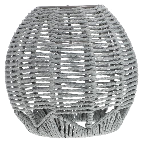 EPIGEIST Handgewebter Rattan Lampenschirm Retro Deckenleuchte Schirm Natürliches Material Diffuse Beleuchtung Geeignet für Esszimmer Wohnzimmer Restaurant und Hotel Grauer Kleiner Stil EPIGEIST Handgewebter Rattan Lampenschirm Retro Deckenleuchte Schirm Natürliches Material Diffuse Beleuchtung Geeignet für Esszimmer Wohnzimmer Restaurant und Hotel Grauer Kleiner Stil von EPIGEIST