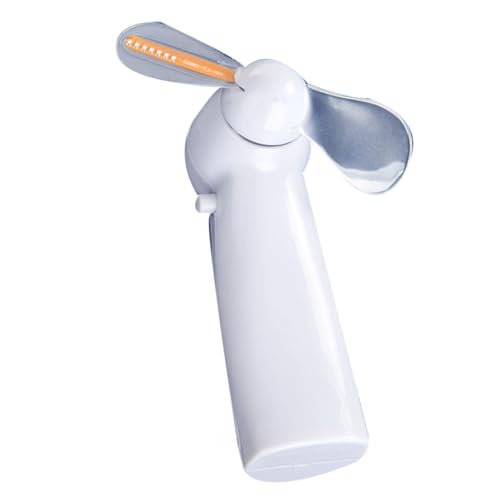 EPIGEIST Handheld Mini Grün LED Licht Tragbar Kleiner Desktop Fan Leicht Kunststoff Metallkern Batteriebetrieb Ohne Batterie Für Büro und Außenbereich von EPIGEIST