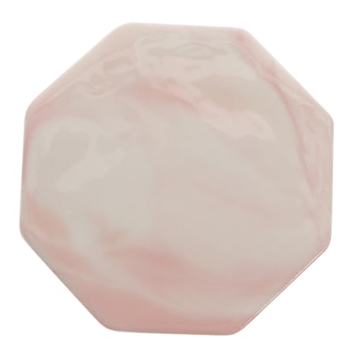 EPIGEIST Hitzebeständige Wachssiegel Unterlage Keramik Pad Hitzefeste Siegelstempel Matte Pinke Achteckige Wachssiegel Abdeckplatte als Getränkuntersetzer Schutz für Tisch und Bar von EPIGEIST