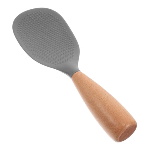 EPIGEIST Hitzebeständiger Reislöffel mit Holzgriff Silikon Reisschaufel Antihaftbeschichtet Stehendes Design für Haushalts reiskocher und Servieren von Reis Salaten Kartoffelpüree EPIGEIST Hitzebeständiger Reislöffel mit Holzgriff Silikon Reisschaufel Antihaftbeschichtet Stehendes Design für Haushalts reiskocher und Servieren von Reis Salaten Kartoffelpüree von EPIGEIST