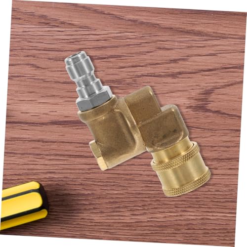 EPIGEIST Hochdruckreiniger Adapter Schnellkupplung Drehbar Fünf Winkel Einstellbar Druckwasserpistole Anschlussstück Dicht Auslaufsicher Für Fahrzeugreinigung Pool Dachrinnen von EPIGEIST