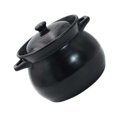 EPIGEIST Hochtemperaturbeständiger Keramik Topf Schwarz Multifunktionaler Kleiner Schmortopf für Suppe und Brei Glatte Pflegeleichte Oberfläche Energiesparender Kochtopf für Zuhause EPIGEIST Hochtemperaturbeständiger Keramik Topf Schwarz Multifunktionaler Kleiner Schmortopf für Suppe und Brei Glatte Pflegeleichte Oberfläche Energiesparender Kochtopf für Zuhause von EPIGEIST