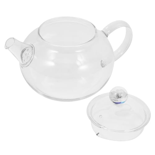 EPIGEIST Hochwertige Borosilikatglas Teekanne Hitzebeständig mit Integriertem Sieb für Losen Tee Zuhause und Büro Robustes Glas Komfortabler Griff Modernes Design von EPIGEIST