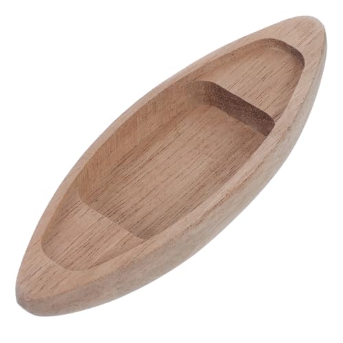 EPIGEIST Holz Boot Modell Deko Robust Natürliche Rustikales Design Kreative Tischdekoration Für Wohnzimmer Schlafzimmer Büro von EPIGEIST