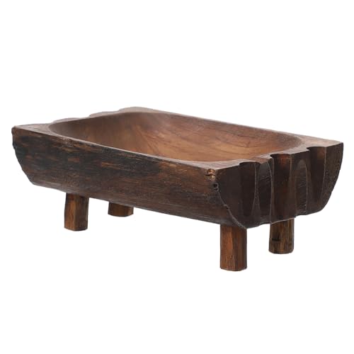 EPIGEIST Holz Seifenhalter mit Vier Füßen Retro Seifenschale aus Massivem Holz Abtropfende Seifenablage für Badezimmer Natürliche Textur Stilvoller Seifenhalter zur Sauberkeit und EPIGEIST Holz Seifenhalter mit Vier Füßen Retro Seifenschale aus Massivem Holz Abtropfende Seifenablage für Badezimmer Natürliche Textur Stilvoller Seifenhalter zur Sauberkeit und von EPIGEIST