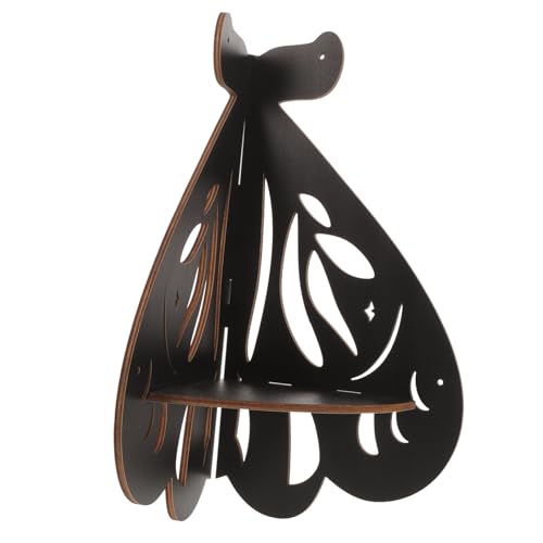 EPIGEIST Holz Wandregal Eckregal Schwebend aus Holz Langlebig Vielseitig für Wohnzimmer Küche Bad Büro Kleine Wandablage Organizer Regal von EPIGEIST