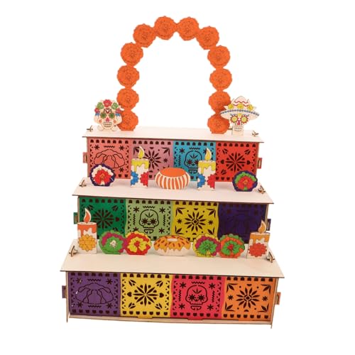 EPIGEIST Holzrahmen Bilderrahmen für Día De Muertos Deko Langlebiger Individuell Gestaltbarer Gedenkrahmen mit Ringelblumen-altar-dekor Mexikanischer Erinnerungsrahmen für Fest und Zuhause EPIGEIST Holzrahmen Bilderrahmen für Día De Muertos Deko Langlebiger Individuell Gestaltbarer Gedenkrahmen mit Ringelblumen-altar-dekor Mexikanischer Erinnerungsrahmen für Fest und Zuhause von EPIGEIST