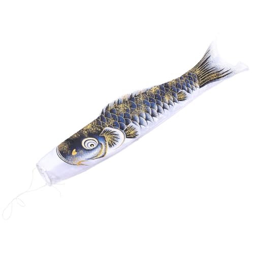EPIGEIST Japanische Koi Windsack Fahne Polyester Wetterfest Gartenhänger Dekoration Romantisch Leichter Outdoor Windsock für Bäume und Türen von EPIGEIST