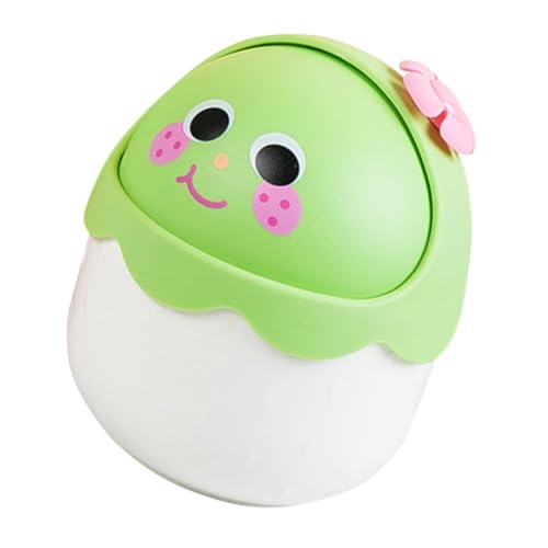 EPIGEIST Kleiner Cartoon Tischmülleimer mit Klappdeckel Mini Desktop Abfalleimer aus Robustem PP Platzsparend Praktisch für Büro Schlafzimmer Kinderzimmer Kompakter Schreibtisch EPIGEIST Kleiner Cartoon Tischmülleimer mit Klappdeckel Mini Desktop Abfalleimer aus Robustem PP Platzsparend Praktisch für Büro Schlafzimmer Kinderzimmer Kompakter Schreibtisch von EPIGEIST