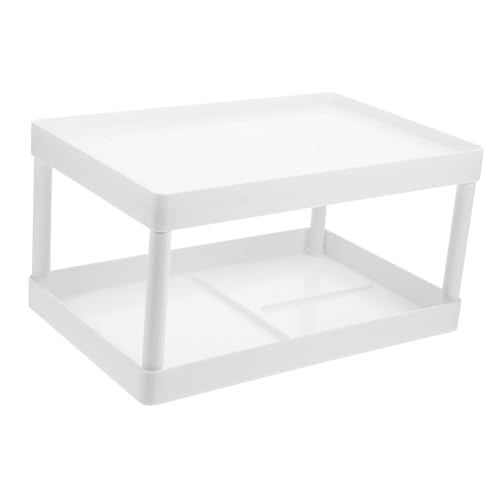 EPIGEIST Kleines Badezimmer Eckregal aus Hochwertigem Material Platzsparend Stabile Ablagefläche Vielseitiger Haushaltsorganizer für Waschmaschine und Waschtisch Einfache Montage von EPIGEIST