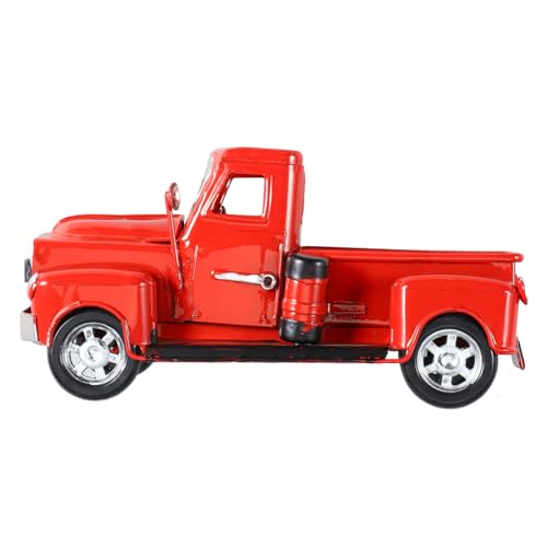 EPIGEIST Kleines Vintage Auto Dekorationsmodell aus Klassisches Rotes Auto Kunsthandwerk für Nostalgische Wohnräume für Schreibtisch Büro und Schlafzimmer von EPIGEIST